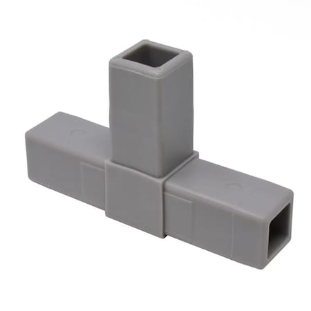 Eztube 3-Way Gray T Connector  Hammer Fit 200-305 GY-HF 200-305 GY-HF